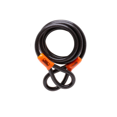 Self-Coiling Security Cables