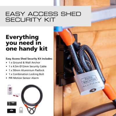 Easy Access Shed Security Kit